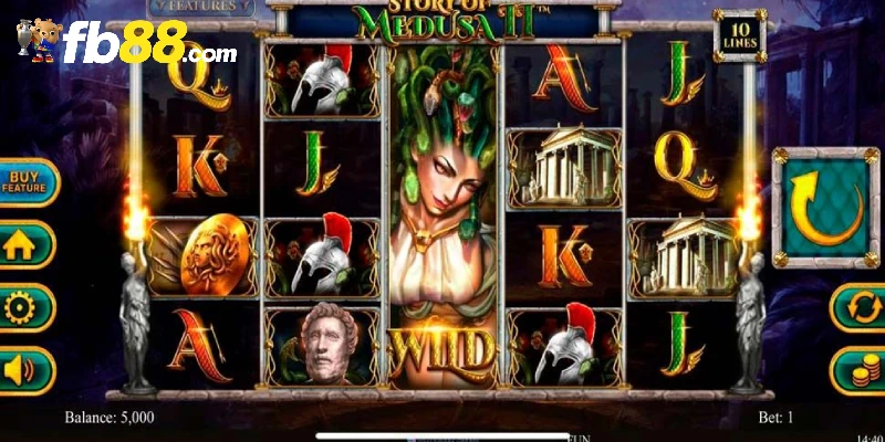 PG Slots FB88 - Siêu Phẩm Quay Hũ Dậy Sóng Làng Bạc 2024 1 Medusa II kịch tính từ PG Slots FB88
