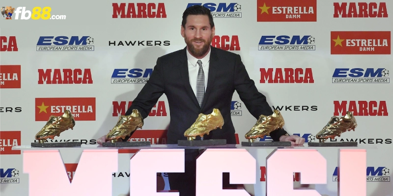 Giải Đáp Cùng FB88 - Messi Có Bao Nhiêu Chiếc Giày Vàng 1 Messi có bao nhiêu chiếc giày vàng?