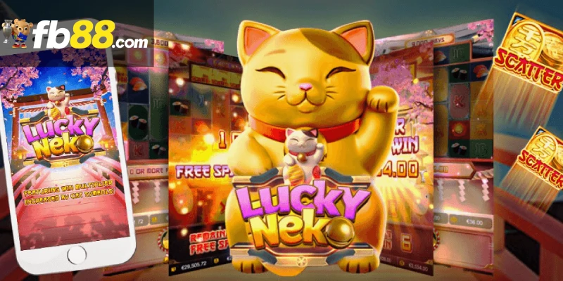 PG Slots FB88 - Siêu Phẩm Quay Hũ Dậy Sóng Làng Bạc 2024 2 PG Slots FB88: Lucky Neko phát tài