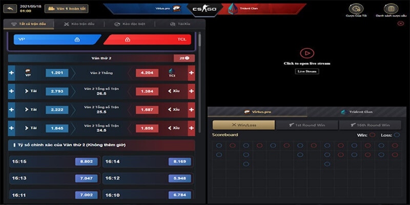 Những Thông Tin Để Cá Cược CS GO An Toàn Tại FB88 2 Một số kèo cược CS GO phổ biến tại FB88